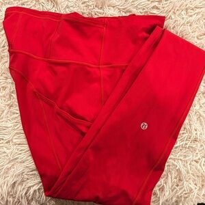Lululemon Fast and Free High-Rise Tight 25” Pockets - size 8